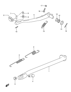 DR250 Подножки