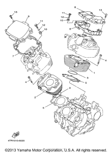 XVS650A Цилиндры