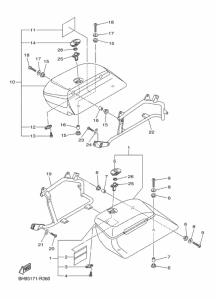 XVS1300CT Боковые кофры