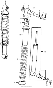 MR50 Задние амортизаторы