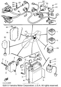 XZ550RJ Электрика