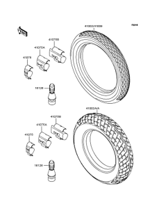 EX250 Колеса,покрышки