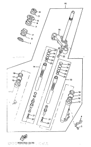 CW50 Передняя вилка