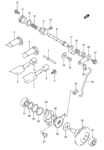 RM80 Клапан выхлопа