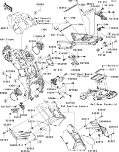 ZX1400 Frame fittings(1 / 2)