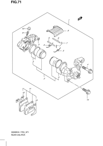 GS500 Задний суппорт