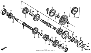 XL185 Трансмиссия