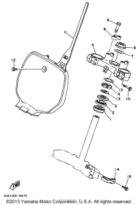 YZ125H1 Управление
