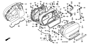 GL1800 (ABS) Боковые кофры