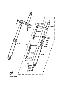 VMX12 Вилка передней оси