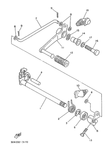 RD75LC Вал переключения