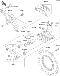 VN1500 Rear brake(r4 / r5)