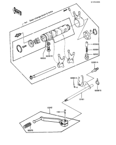 KZ440 Переключатель передач
