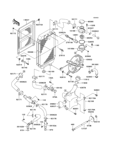 VN800 Радиатор