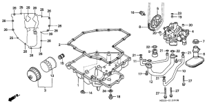  Oil pump / oil pan /  oil filter
