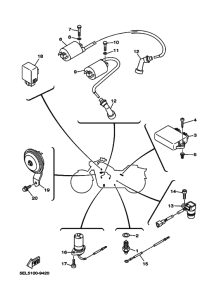 XVS1100ATL XVS1100ATLS Equipo electrico