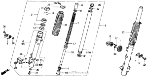  Передняя вилка