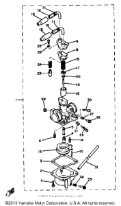 PW50J Карбюратор