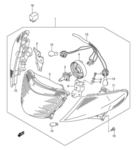 AN400 Front combination lamp