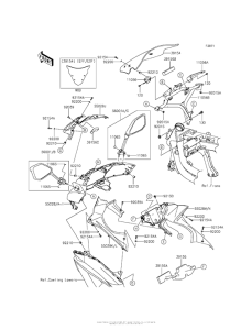 EX650 Обтекатели
