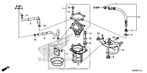VT1300CT Топливный насос