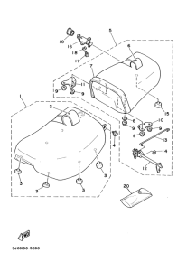 XV535 Сиденье
