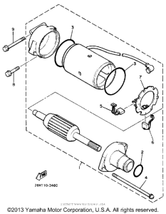 XVZ13UC Стартер