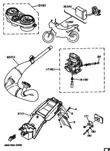 TDR125 Генератор for chassis