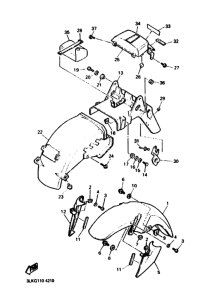 FZR1000 FZR1000F Крыло