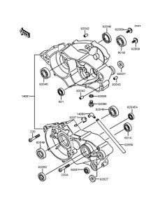 KX60 Картер двигателя