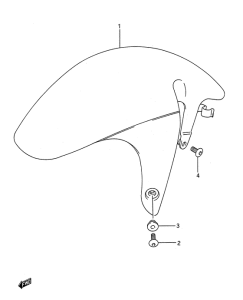 GSX-R1100 Переднее крыло
