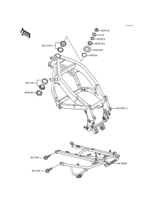 ZX600 Frame comp