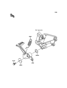 EX300 Педаль тормоза
