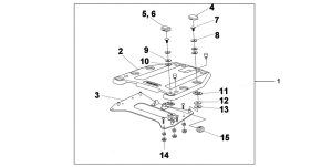 XL125V Carrier bracket