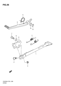 DL650 (ABS) Stand comp
