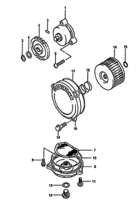 DR650 Маслонасос