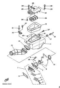 TY250S Впускная система