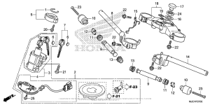 CBR600RR (ABS) Handlebar + Top Bridge