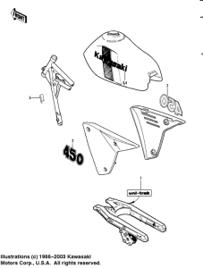 KDX450 Наклейки