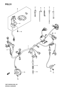 GSF1200S Жгут проводов