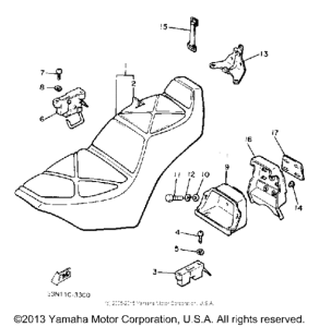 XJ750MK Сиденье