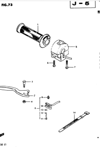 GS450 Right handle switch