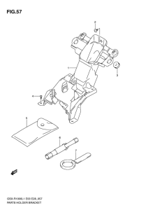 GSX-R1000 Parts holder bracket