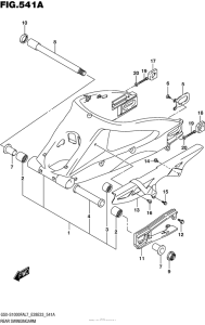 GSX-S1000F (ABS) Rear Swingingarm