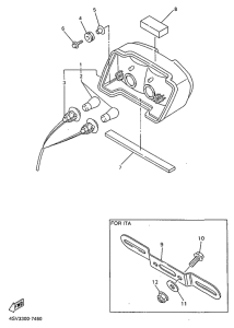 YZF1000R Фонарь