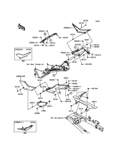EX300 Боковые обтекатели