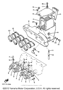 XJ650RJ Впускная система