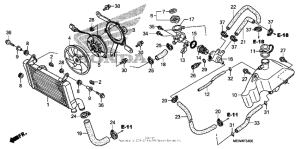 NT700V (ABS) Радиатор