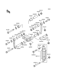 EX250 Подвеска  /  амортизатор