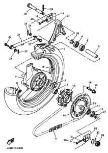 XJR400R ﾘﾔﾎｲｰﾙ